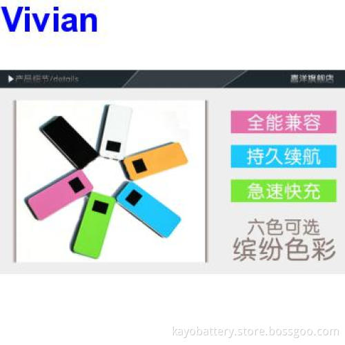 Mobile Power with 4000mAh 5.5V, External battery with LED Screen